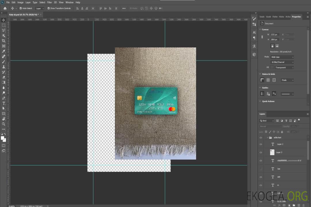 Kenya Citibank mastercard photolook recto template Kenya Citibank mastercard photolook recto template